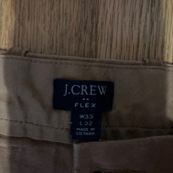 J Crew Mens Straight Flex Kahki Pants 32x32 - Picture 2 of 3